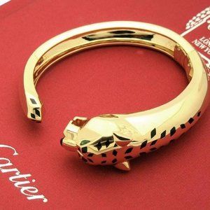 Cartier Panthere De Cartier Bracelet 18K Yellow Gold Size 18